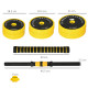 30KG Dumbbell &amp; Barbell  Adjustable Set Plate Bar Clamp Rod Home Gym Sports Area Exercise Ergonomic