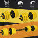 30KG Dumbbell &amp; Barbell  Adjustable Set Plate Bar Clamp Rod Home Gym Sports Area Exercise Ergonomic