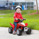 AIYAPLAY Honda Licensed Kids Electric Quad Bike, 6V ATV Ride On for Ages 1.5-3 Years, Red