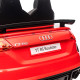 Kids Licensed Audi TT Ride-On Car 12V Battery w/ Remote Suspension Headlights and MP3 Player 3km/h Red