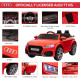 Kids Licensed Audi TT Ride-On Car 12V Battery w/ Remote Suspension Headlights and MP3 Player 3km/h Red