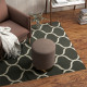 Soft Padded Corduroy Footstool - Light Brown