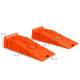 DURHAND 1 Pair Heavy Duty 5 Ton Plastic Garage Workshop Car Service Ramps Lifting Automotive Vehicle Portable, Orange