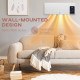 2kW Wall-Mounted Heater, 18-45°C Temperature - White