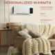 2kW Wall-Mounted Heater, 18-45°C Temperature - White