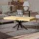 Bold Rustic Block Coffee Table - Wood-Effect