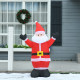 4ft Inflatable Christmas Santa Claus Xmas Decoration 1 LED Holiday Air Blown Yard Outdoor Décor