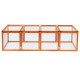 Pawhut Guinea Pigs Hutches W/ Mesh Wire, 181Lx100Wx 48H cm-Wood