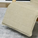 Rocking Lounge Chair Recliner Relaxation Lounging Relaxing Seat with Adjustable Footrest, Side Pocket and Pillow, Khaki