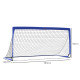 Set of 2 Football Goal Net 6 x 3 ft Foldable Outdoor Sport Training Teens Adults Football with Carrying Bag Blue