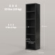 Set of Two 102 CD Storage Units - High Gloss Black