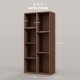 Seven-Cube Bookcase - Walnut Wood Effect