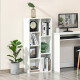 Seven-Cube Bookcase - White Wood Effect