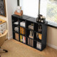 Six-Cube Bookcase - Black Wood Effect