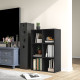 Six-Cube Bookcase - Black Wood Effect