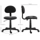 Small Armless Office Chair - Black