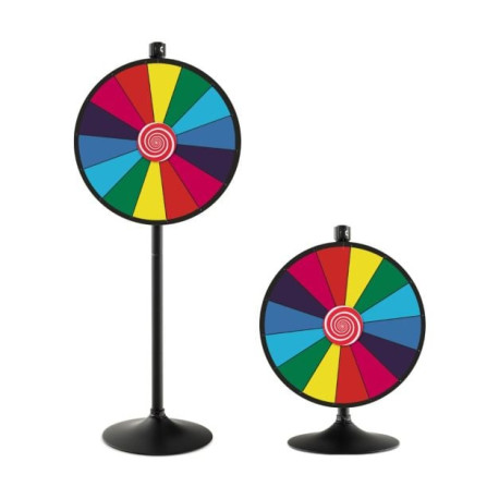 60 cm Spinning Prize Wheel Dual Use with Stand