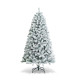 180/240 cm Snow Flocked Artificial Christmas Tree with 600/1010 Tips