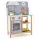 Wooden Kid&#039;s Play Kitchen Set with Cookware Accessories