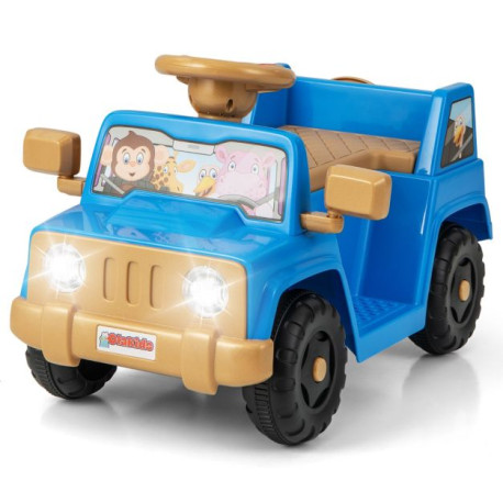 6V Kids Riding Toy with Sound Effects One-Button Start