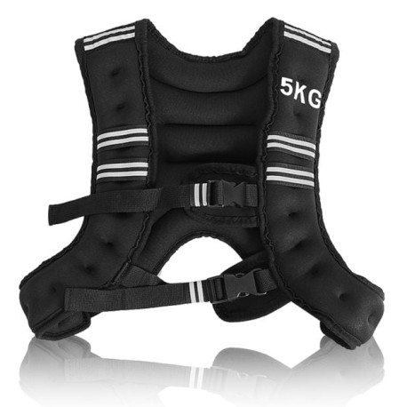 Weighted Vest 5 kg with Reflective Stripe and Adjustable Strap