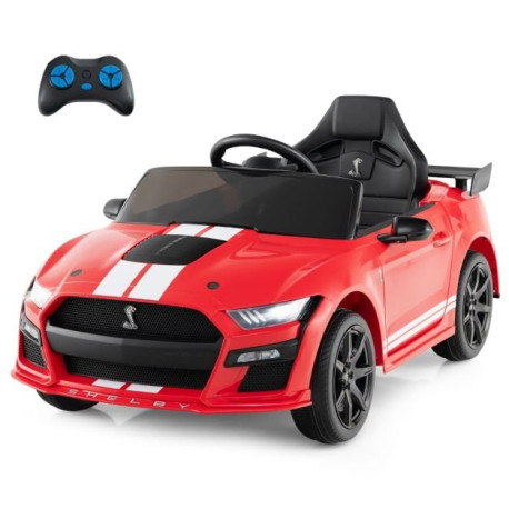 12V Kids Ride on Car Electric Licensed Ford Mustang Shelby GT500 for Kids Aged 3-8