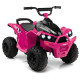 12V Kids Ride On ATV with 2 Speeds and LED Lights