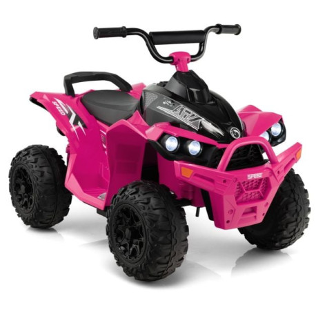 12V Kids Ride On ATV with 2 Speeds and LED Lights