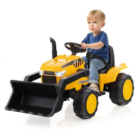 12V Battery Powered Bulldozer Digger with Adjustable Digging Bucket