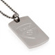 Arsenal FC Engraved Dog Tag &amp; Chain