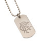 Rangers FC Engraved Dog Tag &amp; Chain