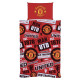 Manchester United FC Patch Single Duvet Set