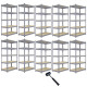 10 x Q-Rax Grey Metal Racking Units 90 x 50 x 180cm