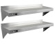 2 x KuKoo Stainless Steel Shelves 1250mm x 300mm