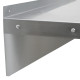 6ft Stainless Steel Catering Bench &amp; 2 x Wall Mounted Shelves