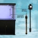 Aquarium Fish Tank &amp; Cabinet - Black - EU Plug