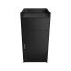 Black Wooden Litter Bin &amp; Tray Stand