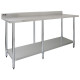 Commercial Stainless Steel Catering Table - 7ft Wide