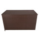 Rattan Cushion Storage Box - Brown