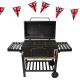 XXL BBQ Smoker Grill &amp; Union Jack Bunting