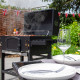 XXL BBQ Smoker Grill &amp; Union Jack Bunting