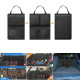 Detachable Seat Back Hanging Organisers Storage Bag with Zippers Large Capacity for Jeeps SUVs Vans - Black