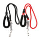 Dog Leash Rope with Foam Grip Steel Spring Buckle Clip - Random Colour.