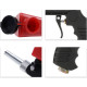 Air Sandblasting Gun Compressor Handheld Sand Blaster Shot for Remove Stains Rust and Clean Surfaces - Black + Red