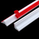 Self-adhesive Wall Triangle Corner Trim Wall Inner Corner Line Ceiling Edge Skirting Caulk Strip 27mm x 20mm - 3m White