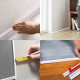 Self-adhesive Wall Triangle Corner Trim Wall Inner Corner Line Ceiling Edge Skirting Caulk Strip 27mm x 20mm - 3m White