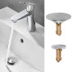 Pop Up Basin Sink Push Button Bathroom Push Drain Stopper Plugs Click Clack Plug Bolt - 38mm