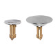 Pop Up Basin Sink Push Button Bathroom Push Drain Stopper Plugs Click Clack Plug Bolt - 38mm