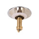 Pop Up Basin Sink Push Button Bathroom Push Drain Stopper Plugs Click Clack Plug Bolt - 66mm