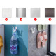 10pcs Wall Mounted Slipper Hooks Shoes Rack Hanging Shelf Self Adhesive Holder Organizer - White